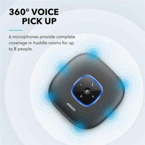 img 3 attached to 🔊 Anker PowerConf+ Bluetooth Speakerphone: Enhanced Voice Pickup, 24H Call Time, USB C, Bluetooth 5 - Perfect for Home Office and Conference Calls!