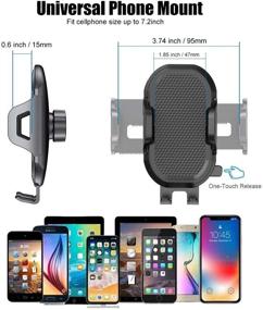 img 3 attached to 📱 Adjustable Gooseneck Cup Holder Phone Mount for Car - Flexible Cupholder for iPhone 11 Pro XS Max XR X 8 7, Samsung Galaxy S10 Plus S9 S8 S7 S6 Note 10 9 8