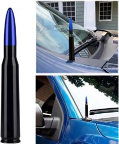 img 3 attached to 📻 Enhance Your Vehicle's Radio Reception with HAKANIO Radio Antenna Replacement for Ford F150, F250, F350, Raptor, Dodge RAM 1500, 2500, 3500 (Blue)