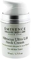 🌺 eminence organic skincare hibiscus ultra lift neck cream: nourish and firm your neck with natural ingredients - 1.7 oz logo