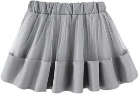 img 4 attached to Mud Kingdom Leather Pleated Skirt Girls' Clothing for Skirts & Skorts