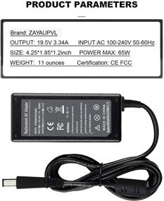 img 3 attached to 🔌 ZAYUPVL 65W Replacement AC Adapter for Dell Latitude 3190 7470 5580 7280 - 7.4mm Tip - Model LA65NS2-01 - Laptop Power Supply Cord KT60W200225B3