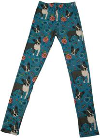 img 4 attached to 🎁 Super Soft and Stretchy Leggings for Girls of All Ages - Perfect Gift