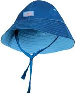 ocean navy reversible uv skinz hat - boys' accessories (size 12) logo