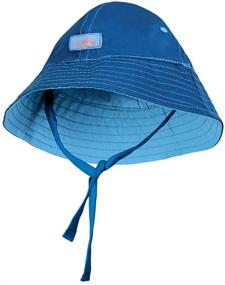 img 1 attached to Ocean Navy Reversible UV SKINZ Hat - Boys' Accessories (Size 12)