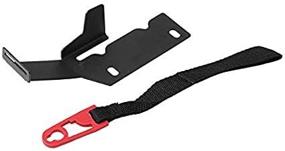 img 4 attached to 🔴 Red Strap Rear Seat Release Kit for Ford SuperCrew F150 (2009-2018)/ SuperCab F150 (2015-2018)/ F150 Raptor (2017-2018) F250/350 (2017-2018)