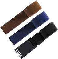 👖 stylish and convenient 3-piece magnetic buckle belt set for boys: a must-have accessory in belts logo