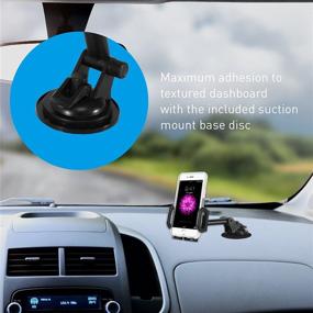 img 3 attached to 🚗 Secure and Versatile Macally Vehicle Mount for iPhone - The Ultimate TeleHolder Solution!