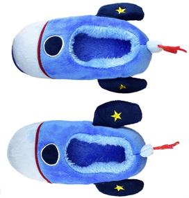 img 2 attached to 👪 Cozy Family Slippers: Anti-Skid Shoes for Little Boys (Size 12-13)