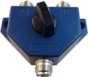 img 3 attached to 📻 TW-102BLUE Antenna Coaxial Switch with 2 Positions for 144/440MHz HAM CB or HF/VHF/UHF Radio UHF Female (SO-239) Connector, Plated with Nickel