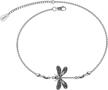 sterling dragonfly sunflower anklets bracelets logo