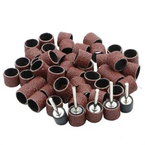 img 4 attached to 50Pcs Sanding Bands Mandrel Rotary