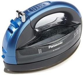 img 3 attached to 🔵 Panasonic Cordless Iron NI-WL607 Blue - Advanced 360º Freestyle Ceramic Technology