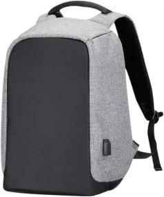 img 4 attached to Unisex Laptop Backpack 15 6Inch Anti Theft