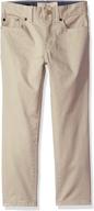 👖 comfortable and stylish: lucky brand pocket stretch twill boys' pants for ultimate convenience logo