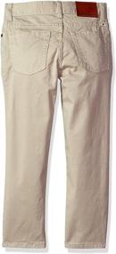 img 1 attached to 👖 Comfortable and Stylish: Lucky Brand Pocket Stretch Twill Boys' Pants for Ultimate Convenience