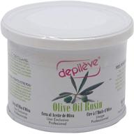 depileve olive wax 14 1 ounce logo