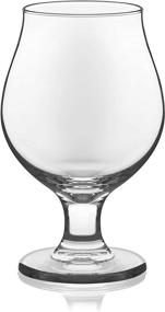 img 1 attached to Premium Libbey Craft Brews Classic Belgian Beer Glasses - 16oz - Set of 4: Enhance your Beer Tasting Experience!