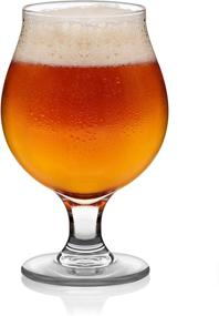 img 4 attached to Premium Libbey Craft Brews Classic Belgian Beer Glasses - 16oz - Set of 4: Enhance your Beer Tasting Experience!