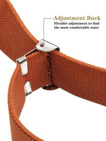img 2 attached to 👧 Adjustable Elastic Buckle-Free Belts for Boys and Girls - Set of 9 Stretch Waistbelts for Kids and Toddlers