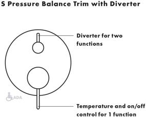 img 1 attached to Hansgrohe 04447820 Pressure Balance Diverter