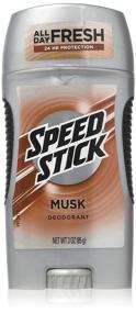 img 2 attached to 🌬️ Musk Speed Stick Deodorant, 3 oz - Pack of 4 for Long-Lasting Freshness