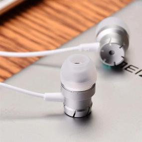 img 2 attached to Премиум наушники In-Ear с микрофоном – совместимы с Android, ноутбуками, iPhone (2 штуки)