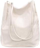 bling it on: bucket womens leather shoulder silver women's handbags & wallets logo