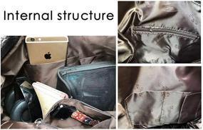 img 1 attached to Bling it On: Bucket Womens Leather Shoulder Silver Women's Handbags & Wallets