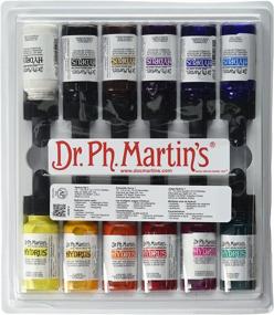 img 1 attached to 🎨 Hydrus Fine Art Watercolor Set 1 Colors 6 - Dr. Ph. Martin's, 0.5 Fl Oz (Pack of 6)