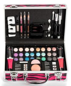img 3 attached to 💄 Vokai Makeup Kit Gift Set - 51 Piece - 32 Eye Shadows, 2 Blushes, 2 Lip Glosses, 2 Lipsticks, 2 Eye Liner Pencils, 1 Lip Liner Pencil, 1 Mascara - Portable Case with Carrying Handle