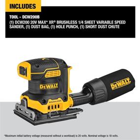 img 3 attached to 🔧 DEWALT 4 Inch Variable Speed Sander - DCW200B