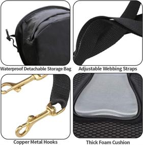 img 1 attached to 🚣 Seamander Kayak Seat Canoe Seat: Ultimate Comfort & Detachable Back Storage Bag