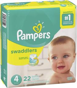 img 4 attached to Pampers Swaddlers Size 4 Diapers - Pack of 22