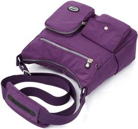 img 2 attached to Crossbody Pockets Resistant Shoulder Pocketbooks Women's Handbags & Wallets