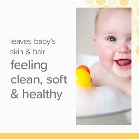 img 2 attached to Burt's Bees Baby Shampoo & Wash - Fragrance 🍯 Free, Tear Free Baby Soap 12oz Bottle - Pack of 3