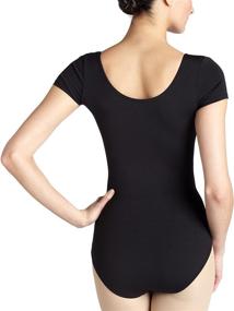 img 2 attached to Capezio Womens Basic Sleeve Leotard Sports & Fitness