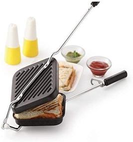 img 2 attached to 🥪 Versatile Grill Toaster: Sandwich Maker, Pan & Toaster for Nonstick Delights!