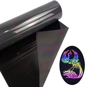 img 3 attached to 🌈 Vibrant Rainbow Holographic DIY Clothes HTV: Reflective Heat Transfer Vinyl Roll (12 inch x 5 feet)