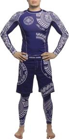 img 1 attached to 🥊 Ultimate Performance: Hardcore Training Ta Moko Fight Shorts for Men – Boxing, MMA, Combat, BJJ, Grappling, Fitness, Muay Thai, Kickboxing – No Gi