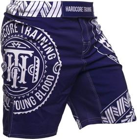 img 3 attached to 🥊 Ultimate Performance: Hardcore Training Ta Moko Fight Shorts for Men – Boxing, MMA, Combat, BJJ, Grappling, Fitness, Muay Thai, Kickboxing – No Gi