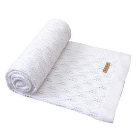 img 3 attached to 👶 Mimixiong 100% Cotton Baby Blanket: Soft Knit Cellular Toddler Blankets for Boys and Girls - Size 40x30 Inch (White, 40&#34;30&#34;)