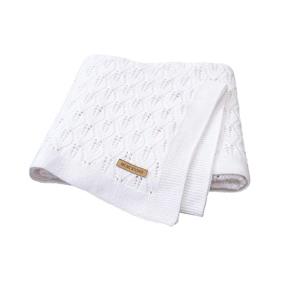 img 4 attached to 👶 Mimixiong 100% Cotton Baby Blanket: Soft Knit Cellular Toddler Blankets for Boys and Girls - Size 40x30 Inch (White, 40&#34;30&#34;)