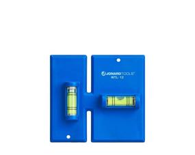img 4 attached to 🔹 Enhance Precision and Efficiency with Jonard Tools WTL-12 Wall Box Template and Level for Old Work Electrical Boxes, Blue