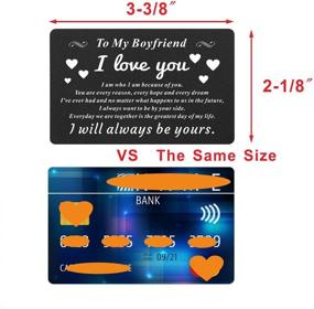 img 2 attached to Stylish and Practical Boyfriend/Girlfriend Valentines Anniversary Christmas Men's Accessories: Wallets, Card Cases & Money Organizers