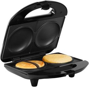 img 4 attached to 🍽️ Holstein Housewares Stainless Steel Fun Non-Stick Arepa & Empanada Maker, 9 x 4 x 9 inches, HH-0937013SS