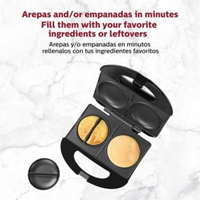 img 1 attached to 🍽️ Holstein Housewares Stainless Steel Fun Non-Stick Arepa & Empanada Maker, 9 x 4 x 9 inches, HH-0937013SS