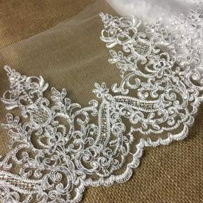 img 2 attached to Alencon Lace Sequined EXCELLENT QUALITY