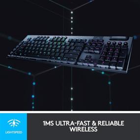 img 2 attached to 🎮 Logitech G915 Wireless Mechanical Gaming Keyboard (Tactile) - Black: Ultimate Gaming Performance and Style