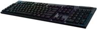 🎮 logitech g915 wireless mechanical gaming keyboard (tactile) - black: ultimate gaming performance and style logo